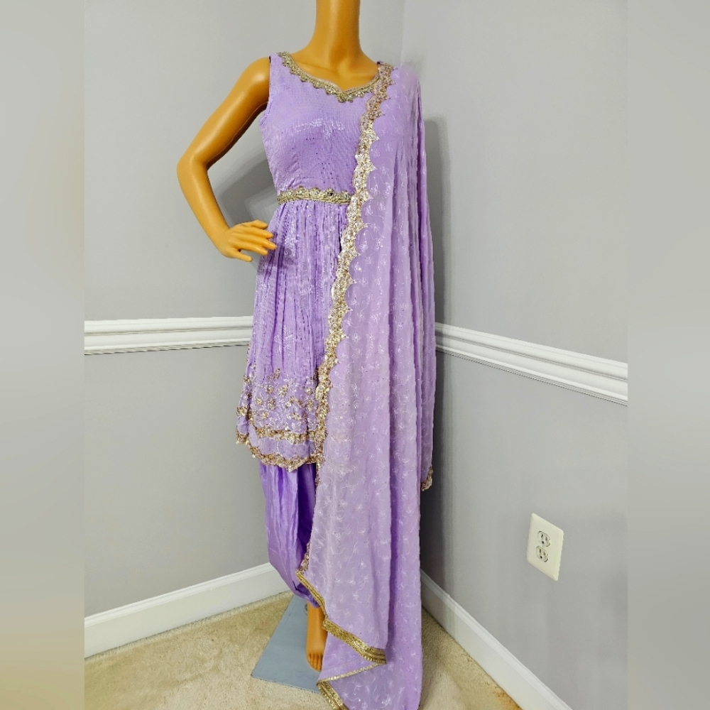 New design Punjabi suit patiala suit ready made stitched size M bridal w…
